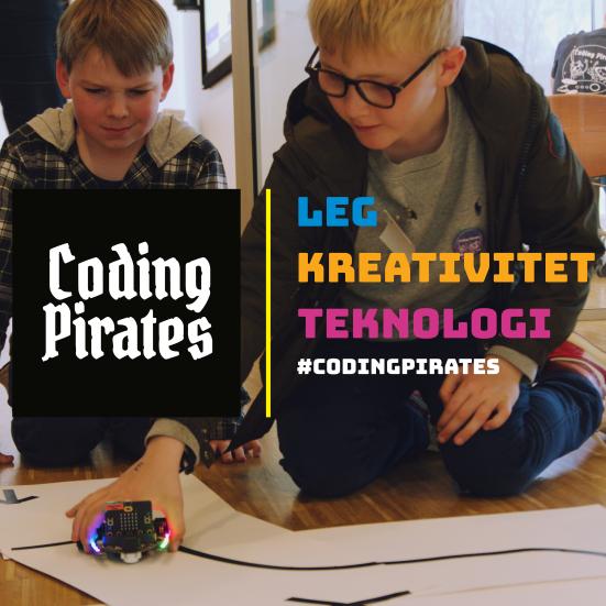 Kom til Kick-off på Coding Pirates lokale afdeling i Faxe