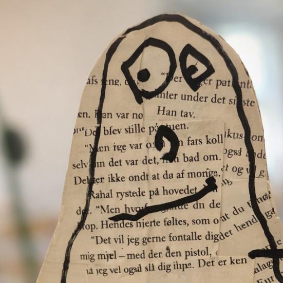 I efterårsferien bliver børnebibliotekerne forvandlet til et lille, hyggeligt spøgelsesværksted.
