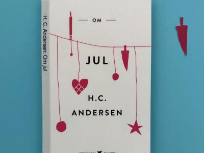 Foto af bogen "Om jul" af H.C. Andersen.
