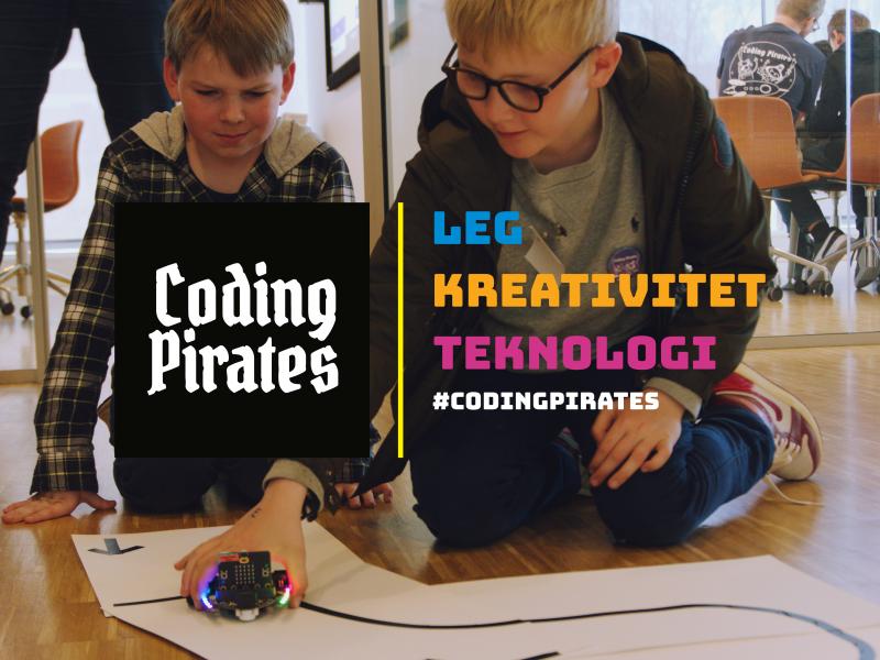 Kom til Kick-off på Coding Pirates lokale afdeling i Faxe