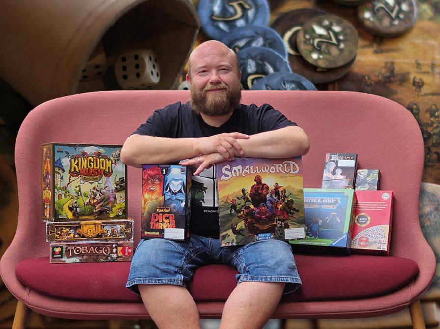 Spilcafé på Haslev Bibliotek